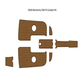 2018 Monterey 204 FS Коврик для кокпита, лодка, Пенопласт EVA, Палубный коврик из искусственного тика, Напольное покрытие