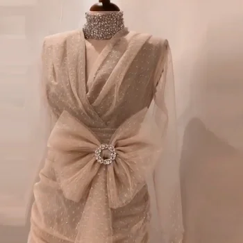 2023 Новейшее Элегантное вечернее платье цвета хаки 