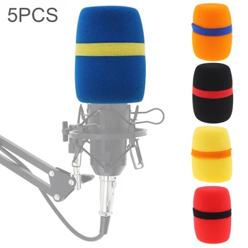 5 шт. Утолщенный микрофон с высокой Плотностью, поп-фильтр, губчатый рукав для выступлений в конференц-зале KTV, Аксессуары для микрофона