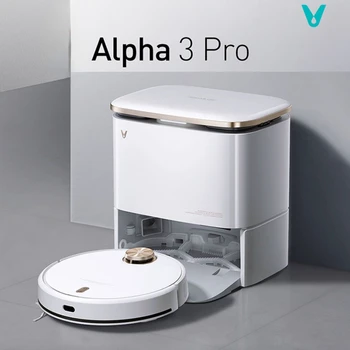 5300Pa Viomi Alpha 3 Pro Автоматическая Самомоющаяся Щетка для мытья полов Master Автоматическая Самоочищающаяся док-станция и сушка горячим воздухом -Интеллектуальная вибрационная щетка для мытья полов