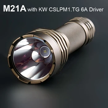 Convoy M21A с КВТ CSLPM1.Светодиодный Фонарик TG 6A Driver Lanterna Версии C8 + Plus 21700 со вспышкой, мощный фонарь для кемпинга
