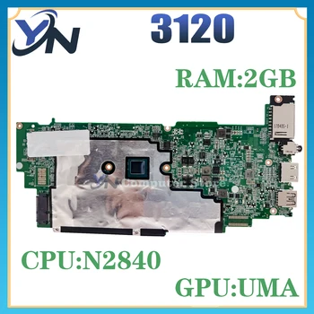 DA0ZM8MB6D0 Материнская плата для ноутбука Dell Chromebook 11 3120 Материнская плата процессор N2840 оперативная память/2 ГБ 100% Тест В порядке