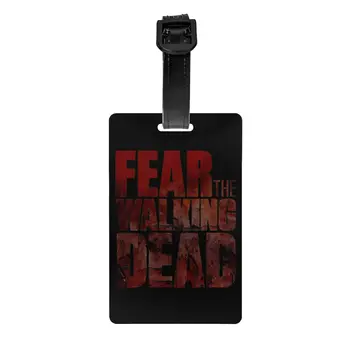 Fear The Walking Dead Багажная бирка, чехол для защиты багажа, идентификационная этикетка
