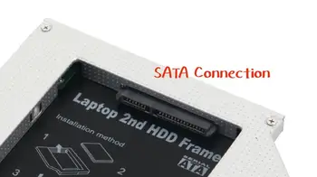 IDE-SATA 2-й Второй HDD SSD Жесткий диск Оптический Caddy Рамка Корпус Кронштейн для HP Compaq 6910P NC6220 NC6230 NC2400 NC6400