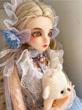 Kawaii Моделирование Bjd Шарнирный шар 60 см, ручная роспись, Полный набор для макияжа, кукла Лолита/принцесса, набор одежды, фигурка, игрушка