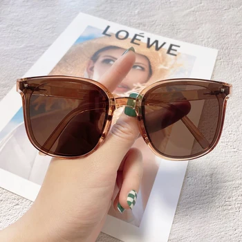KLASSNUM модные негабаритные квадратные солнцезащитные очки женские летние складные зеркальные очки в большой оправе, поляризованные солнцезащитные очки женские Oculos UV400