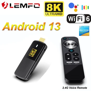 LEMFO H96Max M3 TV Stick Android 13,8 K RK3528 WiFi6 2,4 G Голосовое управление Android TV Box Глобальная версия 2 ГБ 16 ГБ 2023