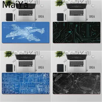 Maiya Высококачественный Технический Рисунок, Офисные мыши, Геймерский мягкий коврик для мыши, Бесплатная доставка, Большой коврик для мыши, коврик для клавиатуры