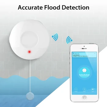 SMARTSECUR беспроводной умный WiFi датчик воды DIY детектор наводнений и утечек съемный датчик