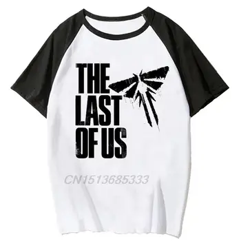 The Last Of Us/Мужские футболки в стиле Ретро с буквенным принтом, Винтажная хлопковая одежда Унисекс с графическим рисунком, женские футболки с коротким рукавом для гитары, летние
