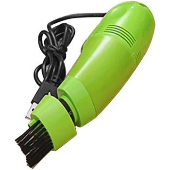 USB Компьютерная Клавиатура Пылесос Мини-Настольный Пылесос Для Уборки Пыли Ручной Инструмент Для Чистки Стола Зеленый
