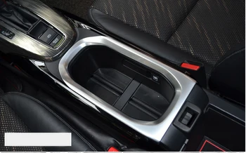Аксессуары подходят для Honda VEZEL HR-V 2014 2015 2016 хромированный подстаканник Хромированная объемная накладка РАМКА ЦЕНТРАЛЬНОЙ КОНСОЛИ