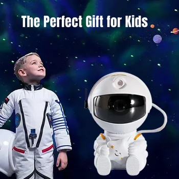 Астронавт Звездный проектор Проектор Звездного неба Галактика Лампа Ночник для украшения спальни Домашние декоративные подарки детям