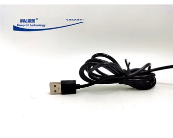 Высококачественный USB-кабель 2.0 Кабель для передачи данных с одним концом, двухжильный, длиной 1 метр