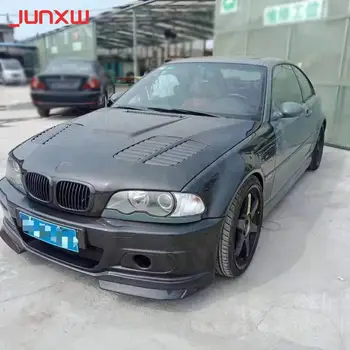 Защита переднего бампера из углеродного волокна Для BMW 3 Серии E46 M3, Передний бампер, Предварительная подтяжка лица, Автомобильный Стайлинг