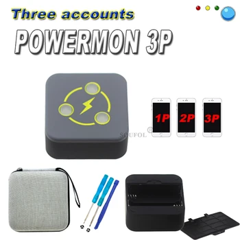 Игровые аксессуары Powermon 3P с автоматической защелкой для Powermon Go Plus, совместимых с Bluetooth, Отвинтите крышку для установки аккумулятора