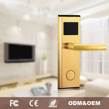 Интеллектуальный безопасный бесключевой электронный цифровой дверной замок для системы Smart Hotel Door Lock