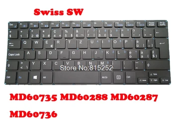 Клавиатура для ноутбука MEDION AKOYA E2225 T MD60670 MD60669 MD60738 MD60711 MD60737 MD60735 MD60288 MD60287 MD60736 Swiss SW Черный