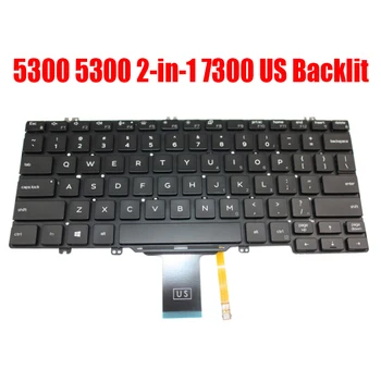 Клавиатура для ноутбука с подсветкой в США Для DELL Для Latitude 5300 5300 2-в-1 7300 02TR2K 2TR2K PK132EQ3B00 SG-97200-XUA Английская Новая