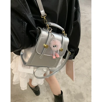 Модный рюкзак для женщин из искусственной кожи, Маленькая сумка на плечо, 2023 Новый Корейский студенческий рюкзак, Повседневная Дорожная женская сумка Mochila