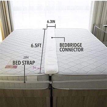 Наматрасник для гостей, Двуспальная кровать, Регулируемый Мостик, Соединитель для кровати, преобразователь размера 