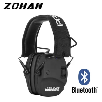 Наушники ZOHAN Electronic 5.0 Bluetooth, наушники для стрельбы, защита ушей для охоты, Шумоподавление, профессиональные Тактические