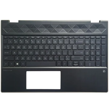 Новая клавиатура для ноутбука США/Великобритании HP Pavilion X360 15-CR 15T-CR 15-CR000 15T-CR000 TPN-W132 с подставкой для рук верхняя крышка