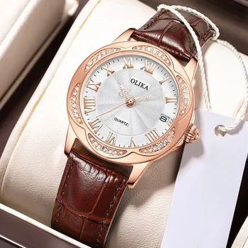 Новые часы для женщин от топового люксового бренда Креативный дизайн Женские наручные часы Автоматические часы Водонепроницаемые женские часы