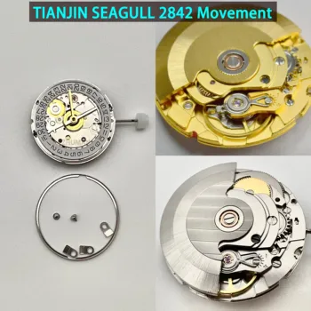 Новый полностью автоматический механический механизм 2842 Tianjin Haiou Заменяет механизм ETA2824, часы с заводной головкой на 3/6 часов