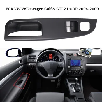Отделка Передней Левой Внутренней Двери Поручень Крышка Оконного Переключателя Рамка LHD 1K3868049B 1K3868049C Для VW Golf & GTI 2 ДВЕРИ 2004-2009