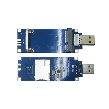Плата адаптера Mini PCIE-USB со слотом для SIM/UIM-карт для модуля 4G SIM7600SA-H SIM7600E-H SIM7600JC-H SIM7600A-H MINI PCIE