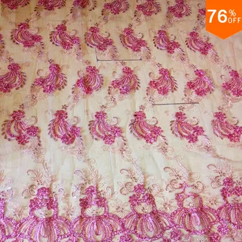 Полная кружевная ткань цветы французские кружева парча африканские ткани банановая органза занавески текстиль воск мебельная вышивка многоцветная