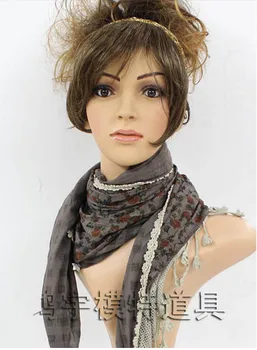 Профессиональный пластиковый манекен с женской головой высшего уровня, женский манекен, горячая распродажа в США