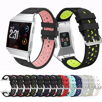 Ремешок для fitbit ionic Новый Мягкий Силиконовый Сменный Спортивный Ремешок Для Fitbit Ionic Smart Fitness Watchband Спортивный Высококачественный