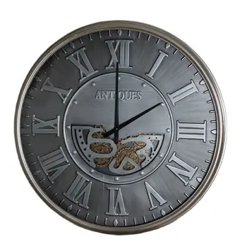 Скандинавские большие настенные часы, винтажные часы, настенное украшение для дома, часы в индустриальном стиле, креативное ретро настенное украшение для гостиной
