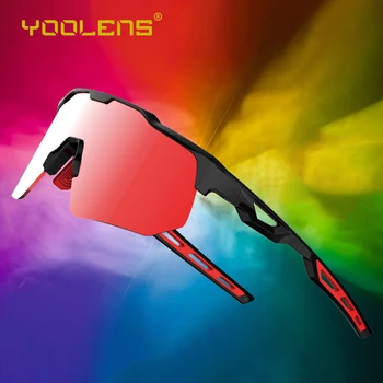 Спортивные солнцезащитные очки YOOLENS для мужчин и женщин, солнцезащитные очки с защитой от ультрафиолета 400 для езды на велосипеде, бега, байкинга Y131