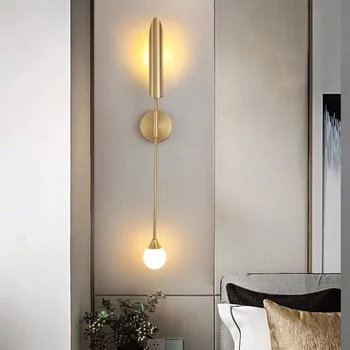 Творческая личность проход лестница металлическая лампа фон стены постмодернистская скандинавская гостиная прикроватная тумбочка для спальни 