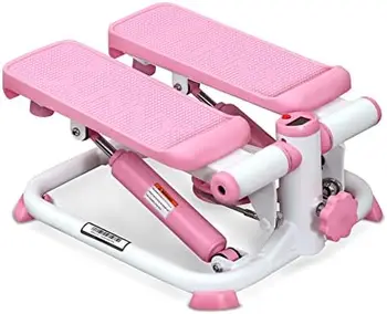 Тренажер для здоровья и фитнеса, портативный Мини-степпер для тренировок дома, на столе или в офисе розового цвета