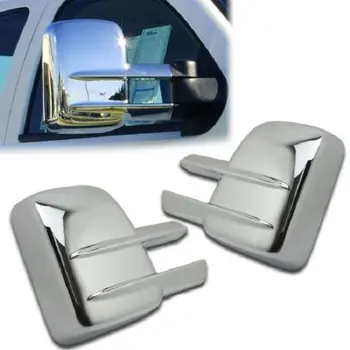 Тройные Хромированные Крышки зеркал ABS для 07-13 Chevy Silverado 2500/3500 HD/GMC Sierra 2500/3500/HD