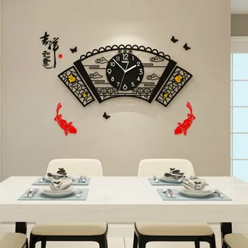 Часы Настенные Часы Личность в гостиной Креативная Мода Украшение стен Ресторана Часы Художественные Настенные часы Современный минимализм