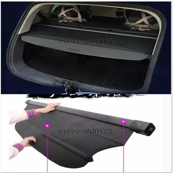 Черный защитный экран заднего багажника, накладка на багажник для CHANGAN CS35 2012 2013 2014